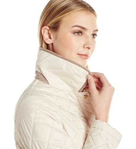 Lark And Ro Women S Quilted Barn Jacket Pearl Ck12o7xmmeu