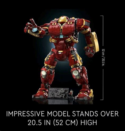 LEGO Marvel 76210 Hulkbuster Building Kit 4 049 Pieces Ready Stocks