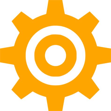 Orange Engineering Icon Free Orange Engineering Icons