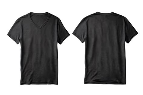 Black T Shirt Front And Back Pngs For Free Download