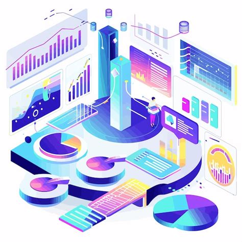 Premium Vector Data Analytics Vector Illustrationanalyzing