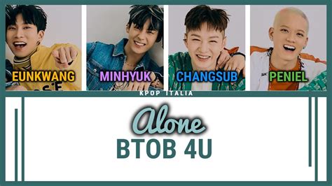 Btob U Alone Color Coded Sub Ita Youtube Music