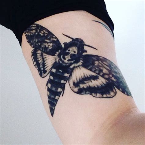 Body - Tattoo's - Acherontia Atropos - Death Head's Moth - Upper Arm ...