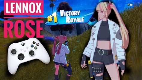 Fortnite Lennox Rose Best Moments Gameplay Season 4 Xbox Controller