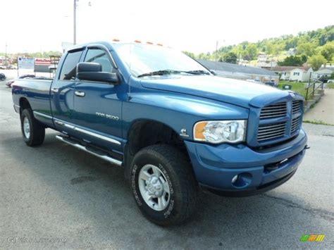 2004 Atlantic Blue Pearl Dodge Ram 3500 Laramie Quad Cab 4x4 30544017