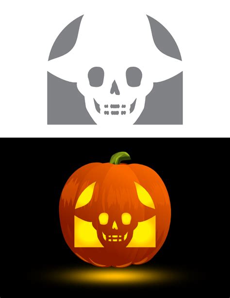 Printable Skull Pirate Pumpkin Stencil 25232 Hot Sex Picture