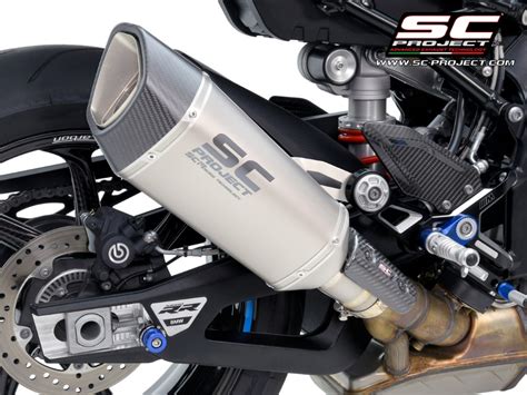 SC Project SC1 R Titanium Slip On Einddemper Euro5 Gekeurd BMW S 1000