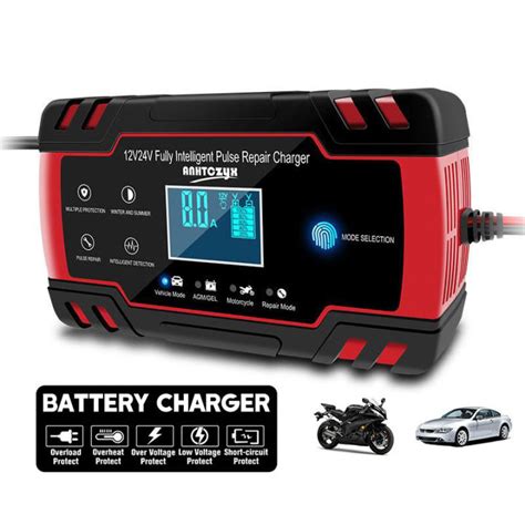 Smart Car Battery Charger 12V 24V Lead Acid Battery 24V Fully Pulse