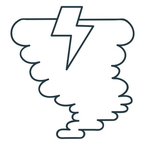 Storm Tornado Lightning Bolt Png And Svg Design For T Shirts