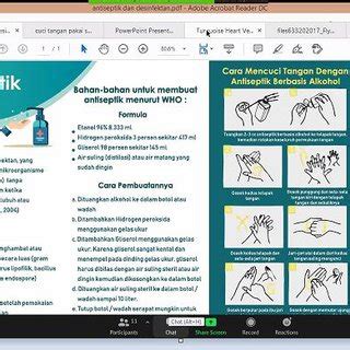 Gambar 1 Sosialisasi Perbedaan Antiseptik Dan Desinfektan Secara