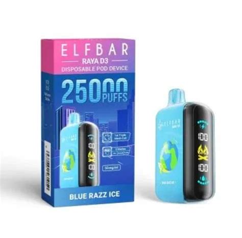 Elf Bar Raya D Blue Razz Ice India Vape Store Best Online