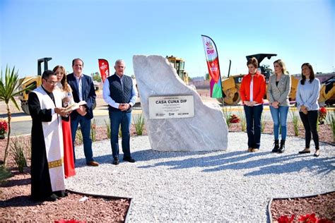 Colocan la primera piedra de la construcción de la nueva Casa Cuna del