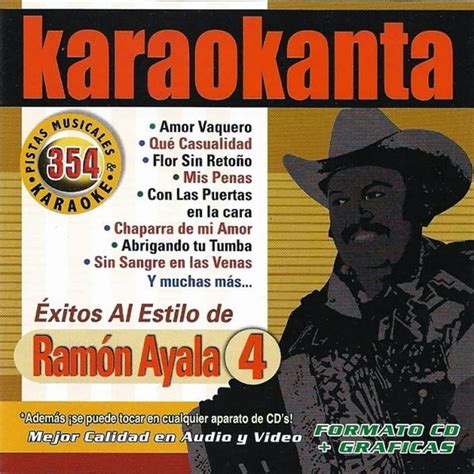 Car Tula Frontal De Karaokanta Exitos Al Estilo De Ramon Ayala Portada