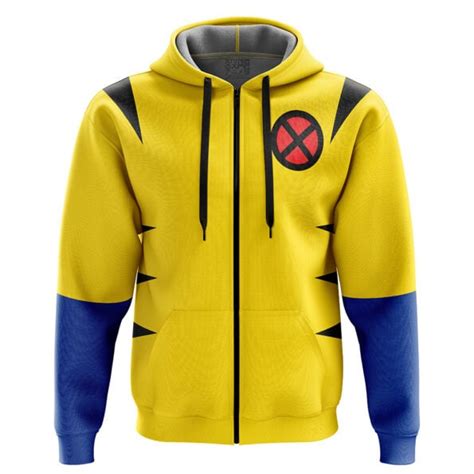 Wolverine Marvel Comics Zip Hoodie Jacket Anime Ape