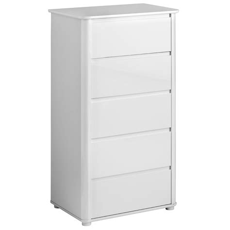 Tall White Drawer Chest Modern And Contemporary Furniture