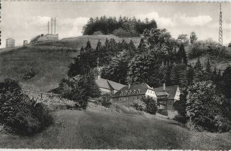 Ansichtskarte Bischofsheim Rhön Kloster Kreuzberg 1961 Nr 215790