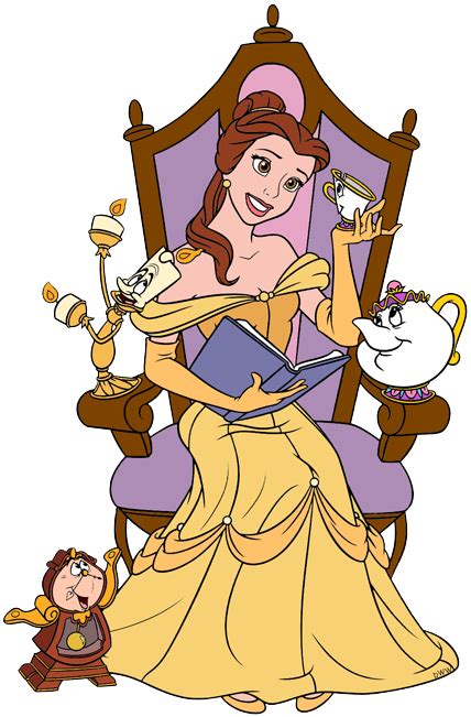 Beauty And The Beast Group Clip Art Disney Clip Art Galore