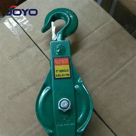 High Strength Single Sheave Open Type Lifting Snatch Pulley Block With