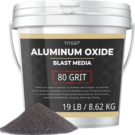 Amazon 80 Grit Aluminum Oxide Blast Media 19 LBS 8 6kg Premium