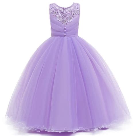 Robe De Mariage C R Monie Fille En Tulle Sans Manches Robe Longue