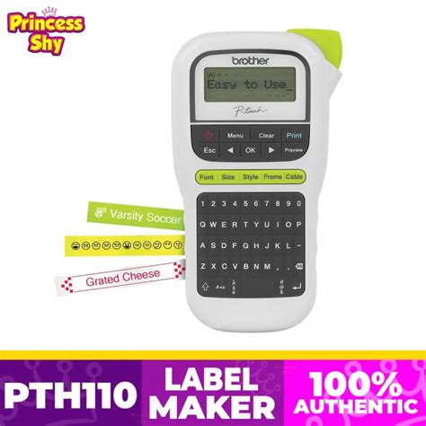 Brother P Touch PT H110 Easy Portable Handheld Label Maker PTH110