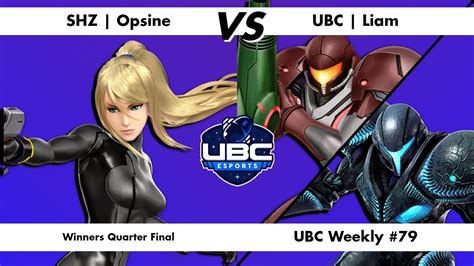 UBC Weekly 79 Winners Quarter Finals SHZ Opsine Zero Suit Samus