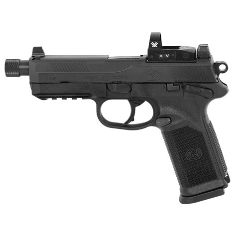 FN FNX 45 Tactical 45 ACP BLK BLK NS Pistol With 2X10 Vortex Venom Red