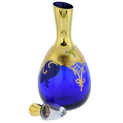 Murano Glass Decanters Murano Glass Decanter Set With Six Wine