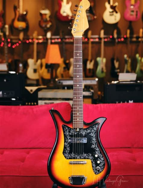 Teisco Tulip E S Sunburst Made In Japan Mij La Vintage Gear