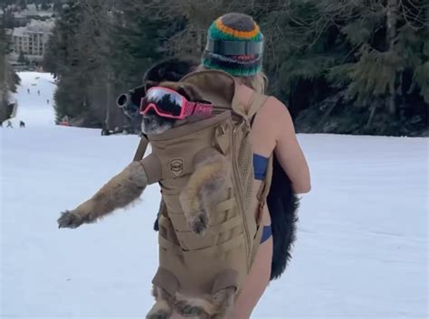 Chelsea Handler Celebrates Birthday By Skiing And Smoking In A Bikini