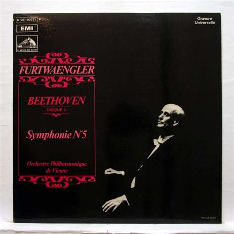 Beethoven Symphony No By Wilhelm Furtwangler Lp With Elyseeclassic