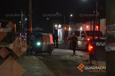 Asesinan a 2 mototaxistas en Cancún ya van 4 en 48 horas Quadratin