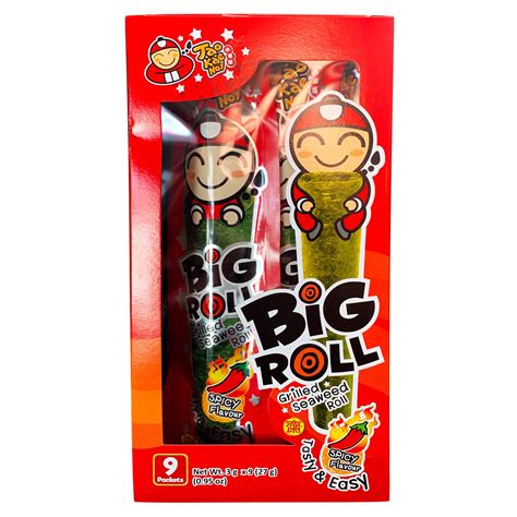 Taokaenoi Big Roll Spicy Seaweed