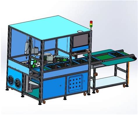 【老龙】非标设备 非标设备 四轴机械机械手组装机3d模型下载三维模型solidworks模型 制造云 产品模型