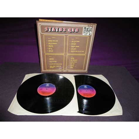 Le Double Disque Dor De Status Quo By Status Quo Double Lp Gatefold