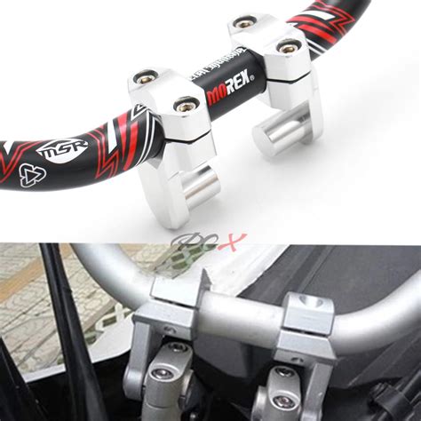 Motorcycle 28mm 1 1 8 Pivoting Handlebar Riser Handle Bar Clamps For