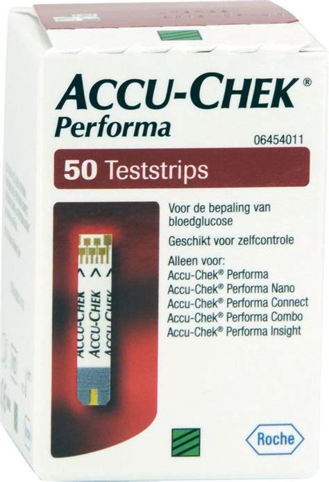 Bloedglucosemeter Accu Chek Performa 100 Teststrips