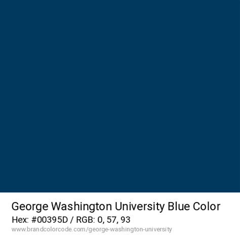 George Washington University Brand Color Codes » BrandColorCode.com