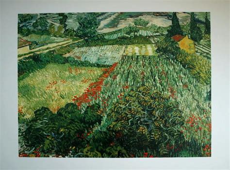 Affiche Vincent Van Gogh Le Champ De Coquelicots 1889 80 X 60 Cm