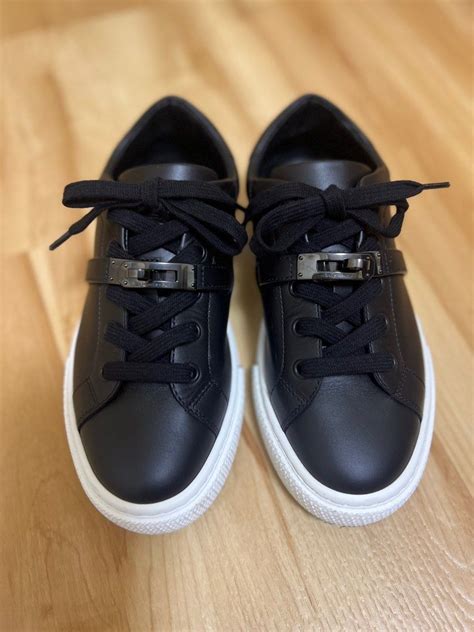 Hermes Shoes Day Sneakers So Black Limited Edition 名牌 鞋及波鞋 Carousell