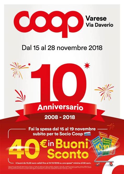 Doppio Anniversario Per Le Coop Di Busto Arsizio E Varese