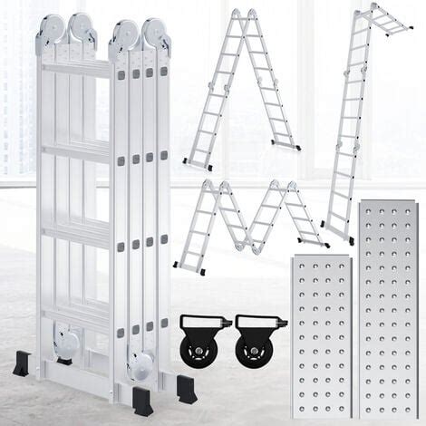 Echelle pliante Echelle multifonctionnelle Echelle télescopique Echelle