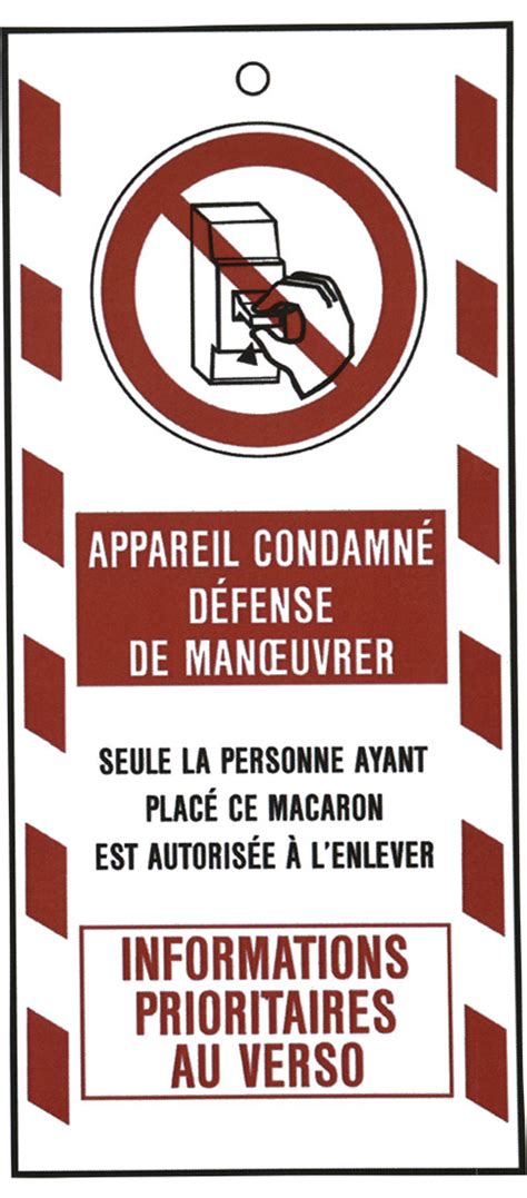 Appareil Condamn D Fense De Manoeuvrer Ref R Signalisation