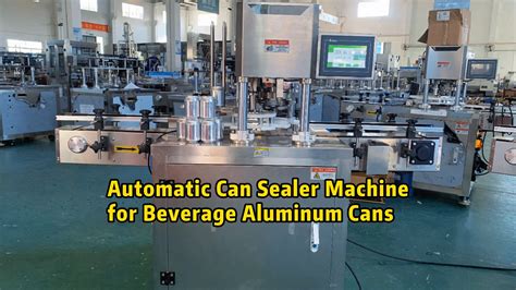 Automatic Beverages Can Seamer Seal Beer Aluminum Easy Open Juice Cans