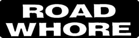 Road Whore Motorcycle Helmet Sticker 0011r Usa