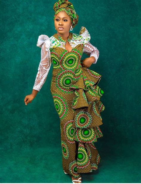 Amazing Ways To Rock Green Coloured Ankara Styles Stylish Naija