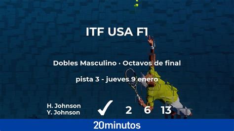 Resultados De Tenis En Directo Partido Hunter Johnson Y Yates Johnson