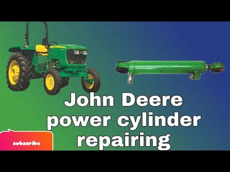 John Deere Power Steering Cylinder Repairing YouTube