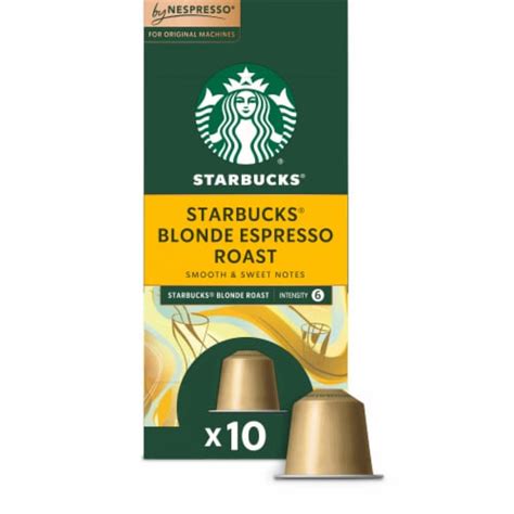 Starbucks Blonde Roast Espresso Coffee Capsules For Nespresso Original