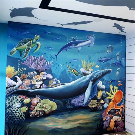 Mural Underwater Di Apartemen Brooklyn Yang Begitu Mempesona